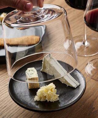 Cheese plate and wine