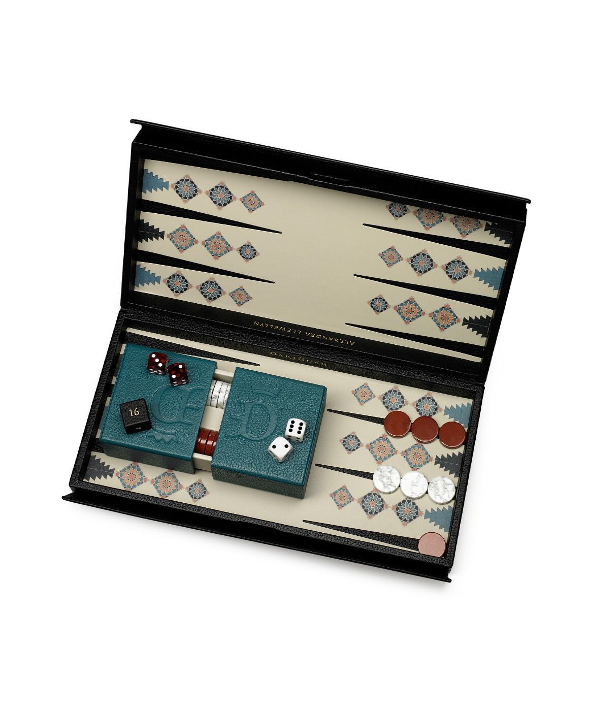 ダチョウクリ―厶 Aztec Backgammon Set | Alexandra Llewellyn