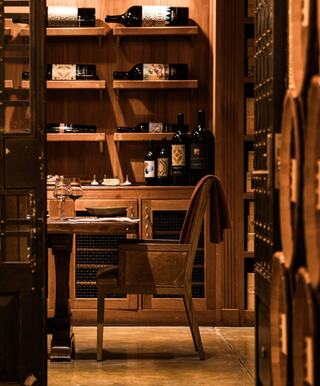 peak into private cellar set for tasting